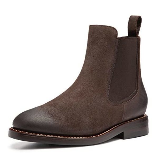 THURSDAY BOOT COMPANY MEN'S DUKE CHELSEA LEATHER BOOT CHOCOLATE 6.5